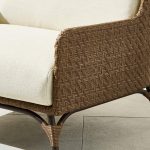 Astoria All-Weather Rattan Outdoor Lounge Chair with Warm White Cushions - Image 6