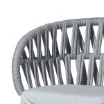 Arcuri Outdoor Patio Seating Set Chair Only Braided & Rope - Image 2