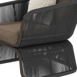 Emidio Outdoor Sofa Set 3 Seater, 2 Single seater and 1 Center Table Braided & Rope - Image 7
