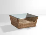 Reflin Outdoor Garden Balcony Sofa Set 2 Seater , 2 Single Seater and 1 Center Table With 1 Side Table Set (Brown + Beige) - Image 6