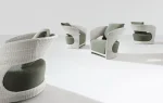 Arroz Outdoor Patio Seating Set 4 Single Seater and 1 Table Set (White + Green) - Image 2
