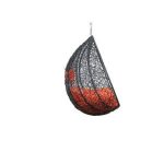 SATURNINO SINGLE SEATER HANGING SWING WITHOUT STAND FOR BALCONY , GARDEN SWING (DARK BROWN) - Image 3