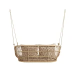 Lieu Double Seater Hanging Swing Without Stand For Balcony, Garden Swing (Honey) - Image 5