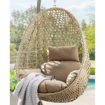 Eula Single Seater Hanging Swing With Stand For Balcony, Garden Swing (Gold) - Image 3
